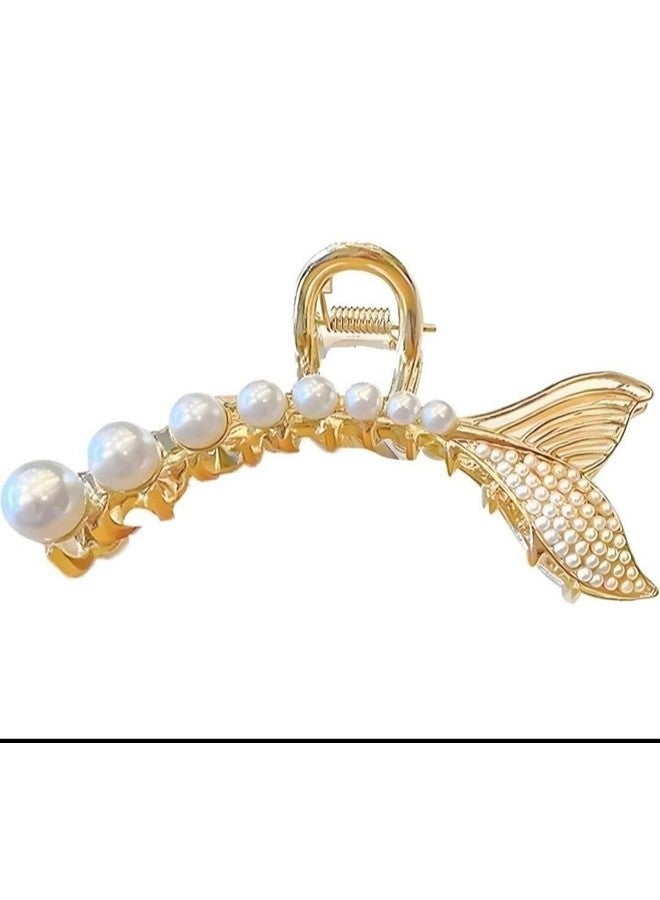 IQS Enterprise hair buckle for women girl hair claw clips hair clutcher hair buckle clips for women aesthetic Make Up Washing Face Frosted Crab Clips Cross Hair Half Bun For Thick Hair (1 pcs) - Image 1