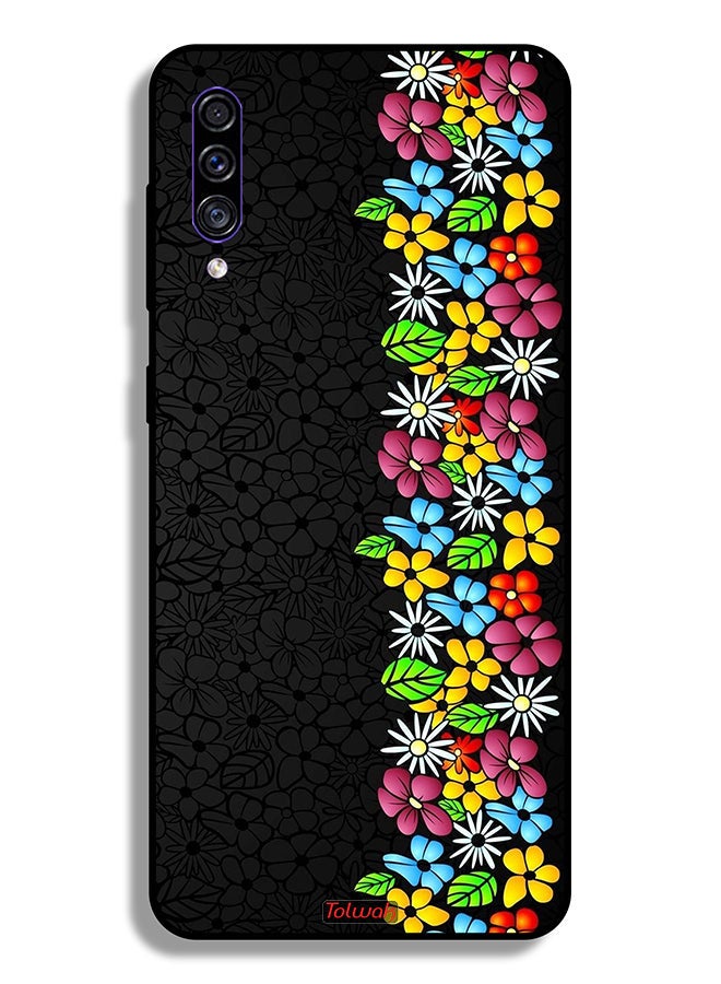 Tolwak Samsung Galaxy A50 Protective Case Cover Flowers Line - Image 1