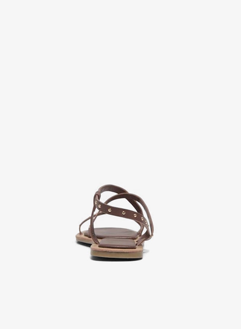 اونلي صنادل - من جلد البولي يوريثان - Image 3