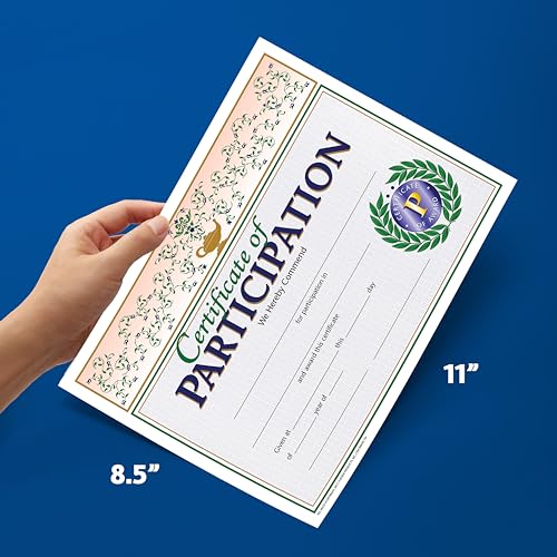 Hayes Participation Certificate, 11 x 8-1/2 inches, Paper, Pack of 30 - Image 5
