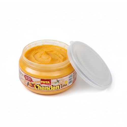 Tota 100% Herbal Original Chandan Paste | Sandalwood Tilak | Ideal Pooja Samagri For Hawan Yoga & Meditation | Long Lasting Fragrance | Cooling Chandan Tika (100gm) - Image 1