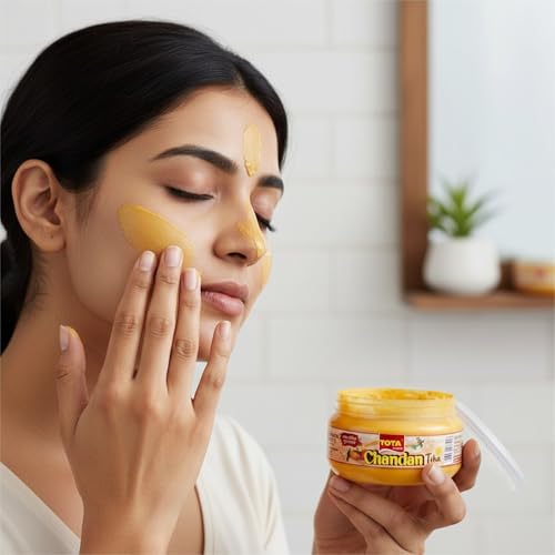Tota 100% Herbal Original Chandan Paste | Sandalwood Tilak | Ideal Pooja Samagri For Hawan Yoga & Meditation | Long Lasting Fragrance | Cooling Chandan Tika (100gm) - Image 2