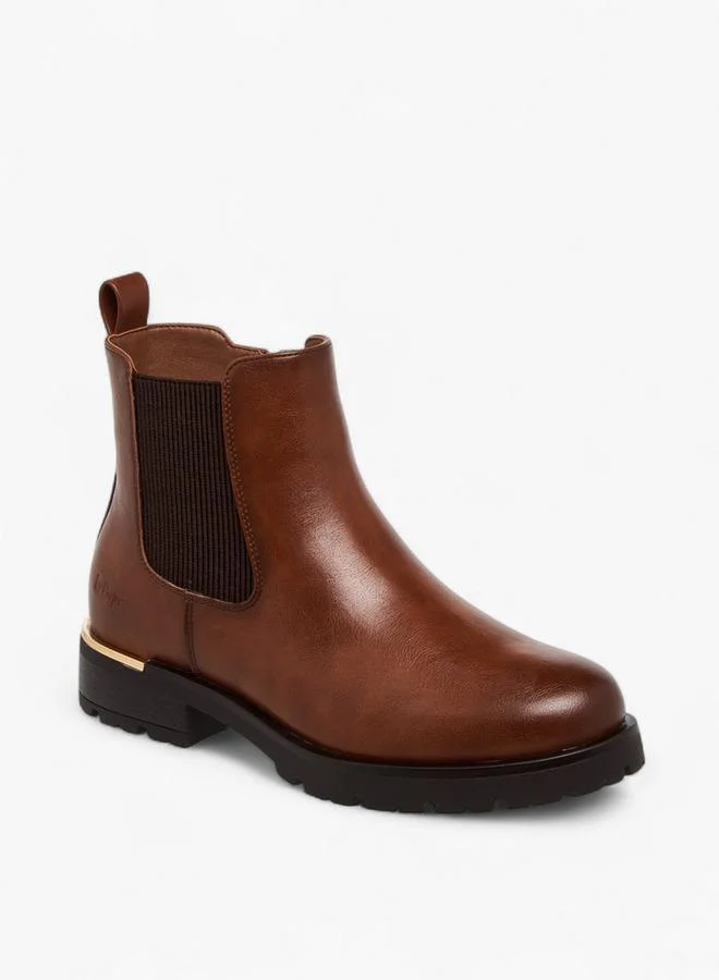 Lee Cooper Women's Solid Ankle Boots with Zip Closure