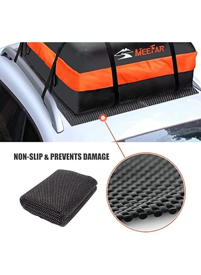 Generic Car mat, Non Slip Car Roof Mat, 120x100cm Universal Car Roof Rack Pad, Waterproof &Durable Anti Scratch Mat for Rooftop Cargo Bag, Compatible for All Car Models (2 Pack)  - Image 2