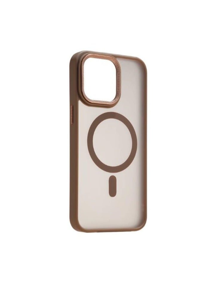 Eco Case for iPhone 12 Case Magnetic Translucent Matte Phone Cases [Compatible with MagSafe] Thin Slim Fit Shockproof Bumper Hard Protective Cover for Women Men Girls - Image 1