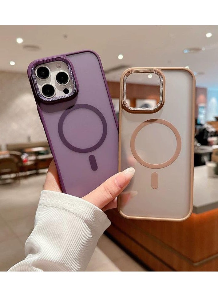 Eco Case for iPhone 12 Case Magnetic Translucent Matte Phone Cases [Compatible with MagSafe] Thin Slim Fit Shockproof Bumper Hard Protective Cover for Women Men Girls - Image 2