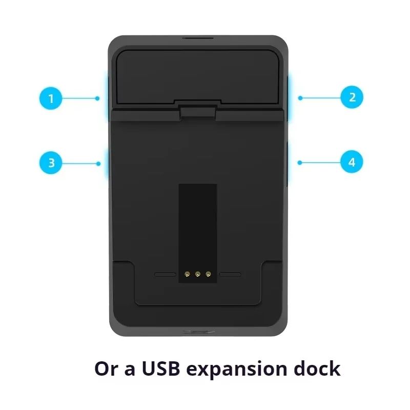 زي دي ملحقات ألعاب ZD O+Excellent Charging Stand - أسود - Image 3
