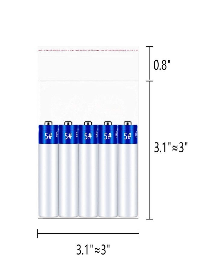 Doutop 500pcs 3x3 Small Clear Cellophane Bags Self Sealing Plastic Bag 1mil Resealable Cello Bags for Jewelry Earrings Candies Bakery Candle Soap Cookies 8 Sizes to Choose from - Image 2