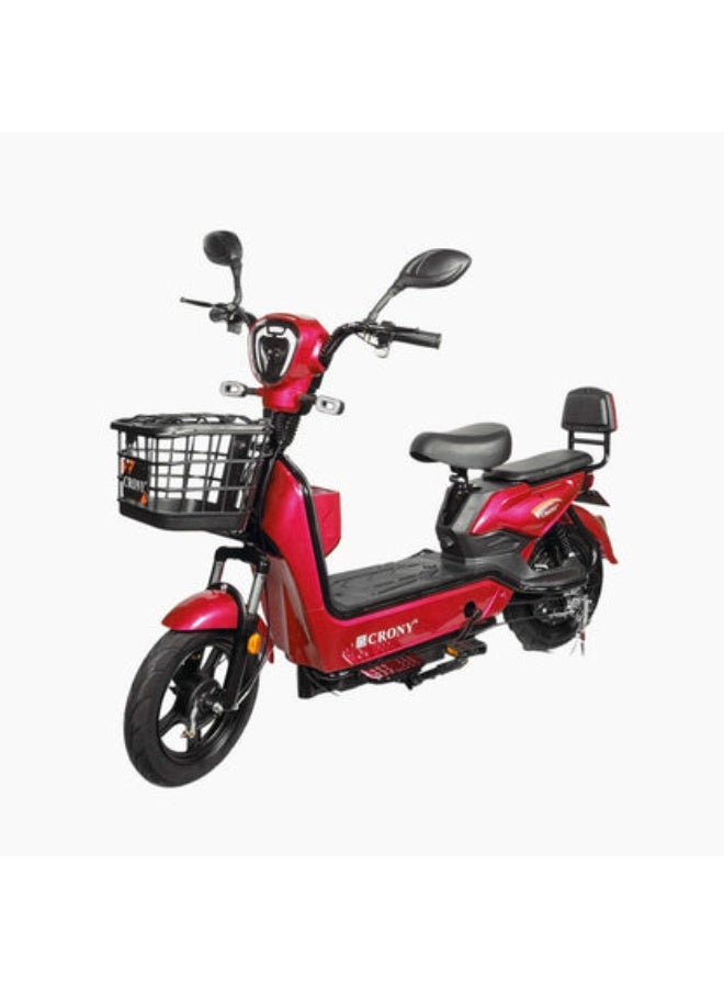 Crony دراجة كهربائية CRONY W8 Golden Eagle 48V-20A طويلة المدى – محرك 350W، إطارات 14 بوصة، إطار فولاذي، مدى 31-60 كم، 3 سرعات