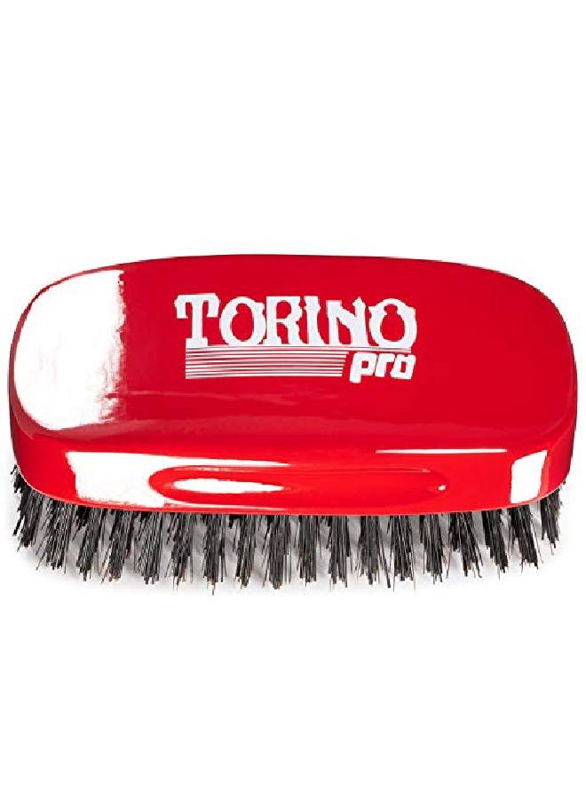 TORINO PRO WAVE BRUSHES BY BRUSH KING Torino Pro Hard 7 Row Palm Wave Brush By Brush King 1900 Hard 360 Waves Brush Great For Wolfing Great For Coarse Hair Wavers For 360 Waves - Image 5