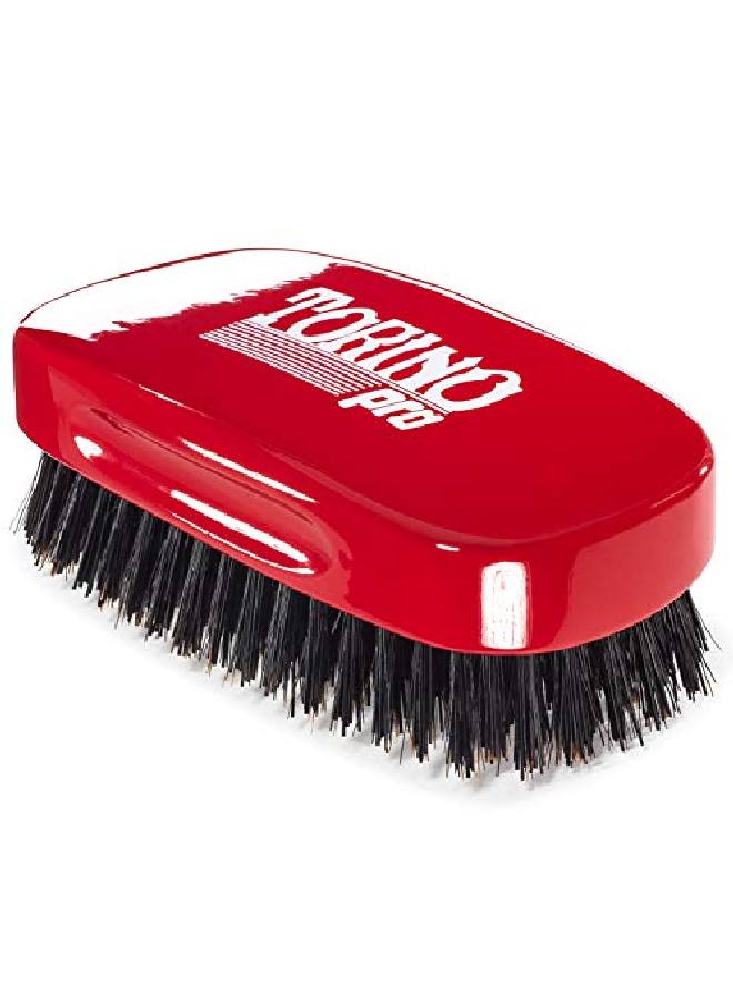 TORINO PRO WAVE BRUSHES BY BRUSH KING Torino Pro Hard 7 Row Palm Wave Brush By Brush King 1900 Hard 360 Waves Brush Great For Wolfing Great For Coarse Hair Wavers For 360 Waves - Image 3
