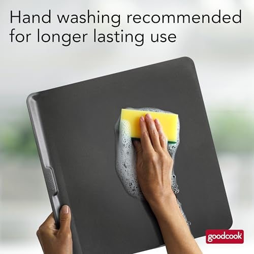 GoodCook AirPerfect Nonstick Air Insulated Cookie Sheet, 14" x 12", No Burning, Gray - Image 4