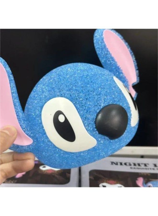 Stitch Crystal-Style LED Night Light - Soft Glowing Bedside Lamp for Room Decor - Perfect Gift for Disney and Stitch Fans - Image 3