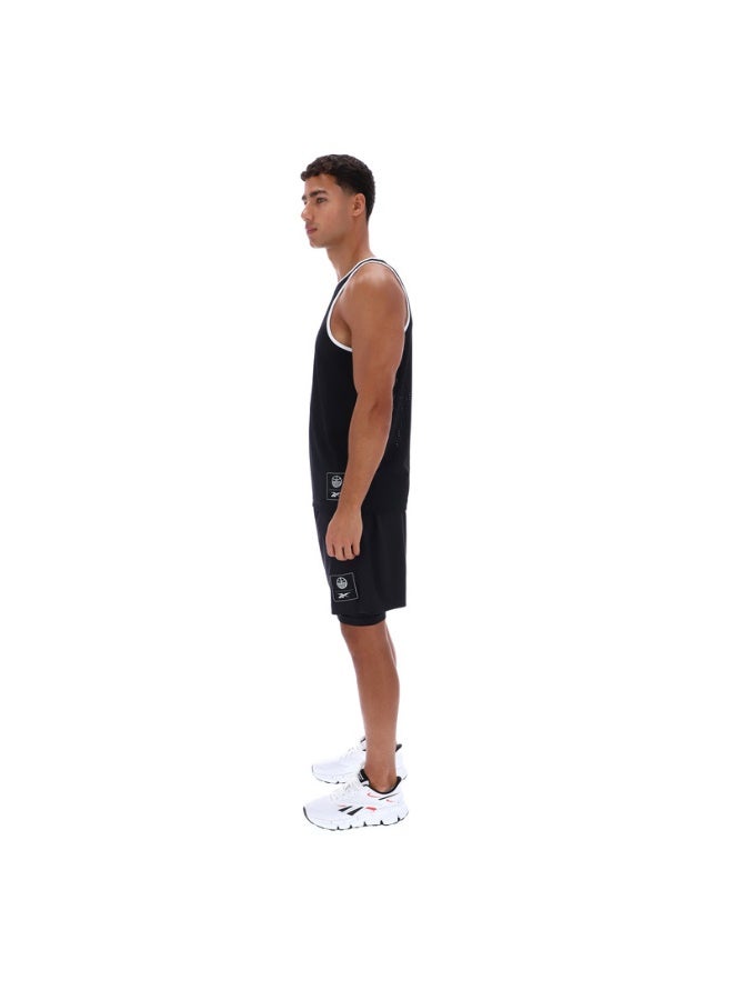 Reebok BB 2 IN 1 JERSEY SHORT - Image 1