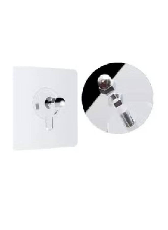 Generic - 10 pieces of transparent adhesive screw replacement to hang anything without drilling - Image 1