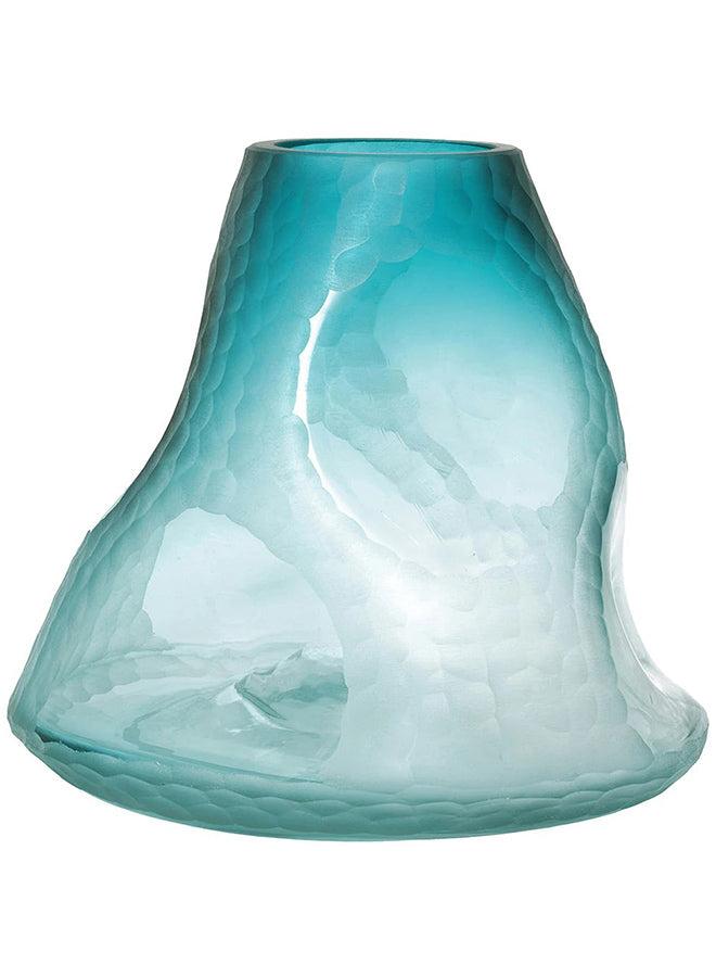 KNOT HOME Tiffany Storms Decorative Glass Vase Knot Home Designer Accessory for Bedroom Living Dining Room Office Area Décor  - Image 2