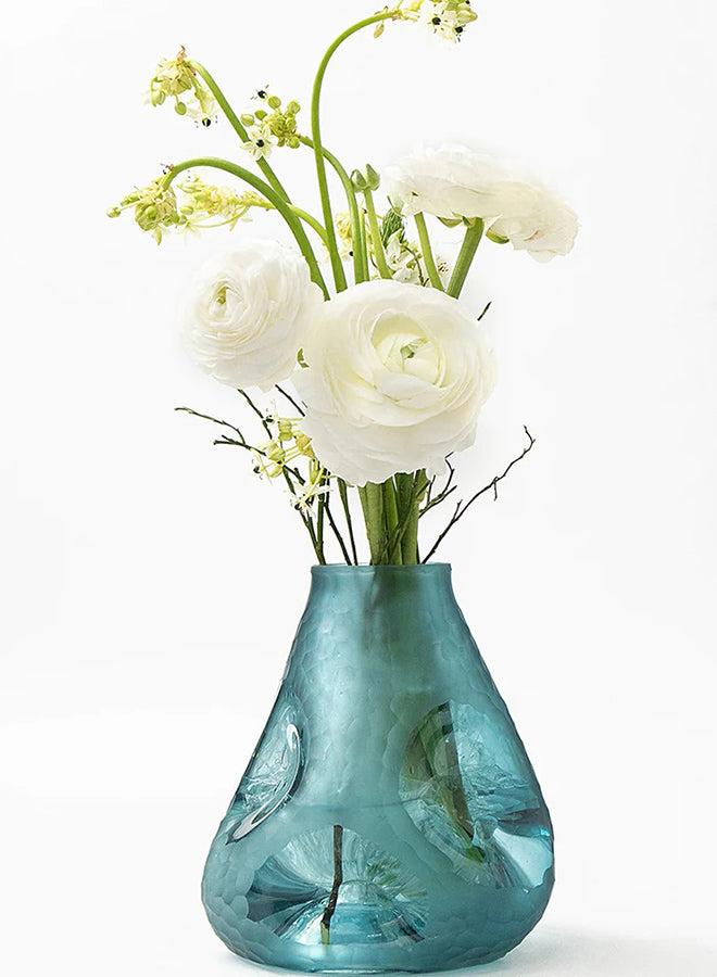 KNOT HOME Tiffany Storms Decorative Glass Vase Knot Home Designer Accessory for Bedroom Living Dining Room Office Area Décor  - Image 3
