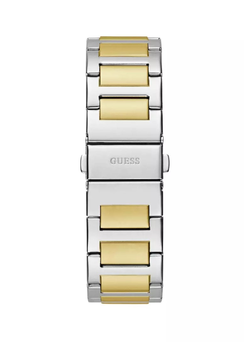 GUESS ساعة GUESS للرجال بمينا خضراء ثنائية اللون ومتعددة الوظائف - GW0631G1 - Image 5