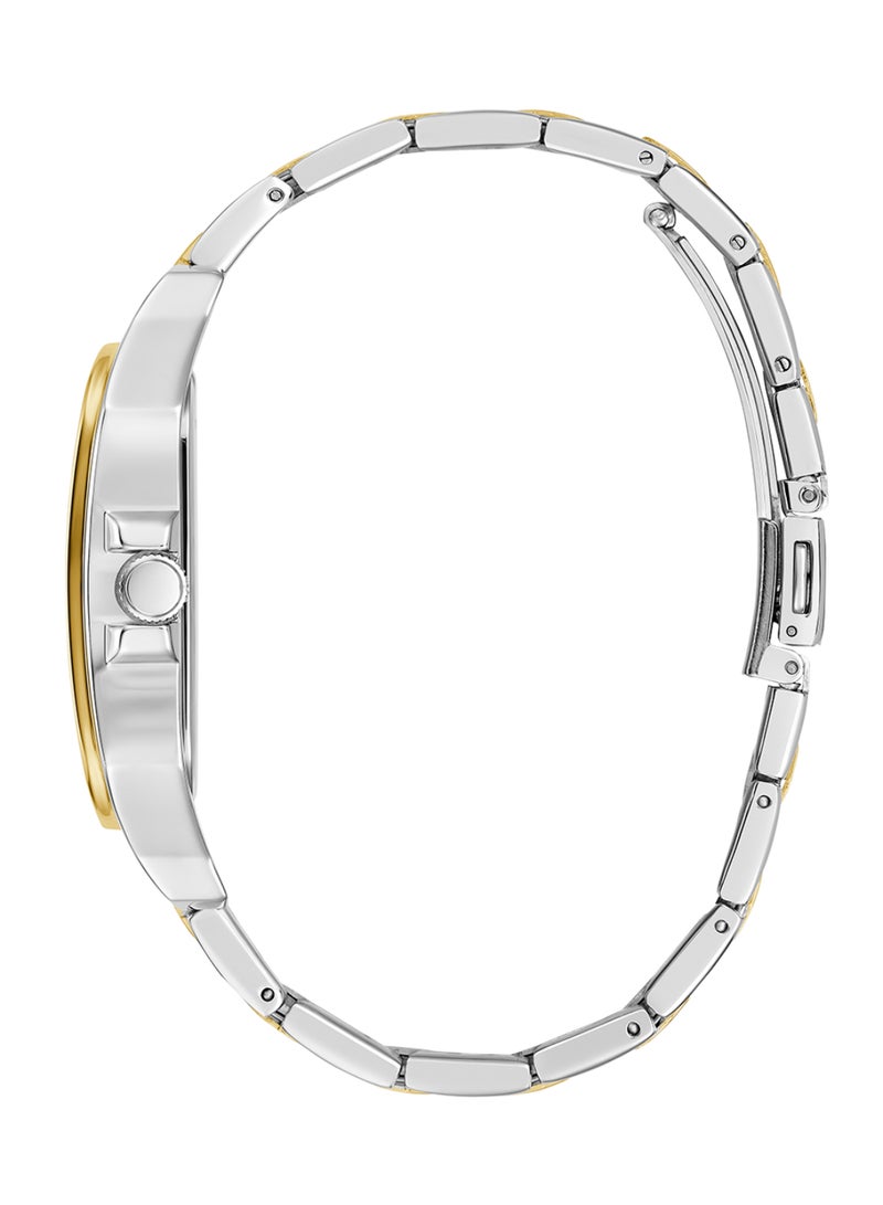 GUESS ساعة GUESS للرجال بمينا خضراء ثنائية اللون ومتعددة الوظائف - GW0631G1 - Image 4