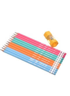 DOMS 12-Piece Zio Super Dark Graphite Pencils With Sharpener  - Image 3