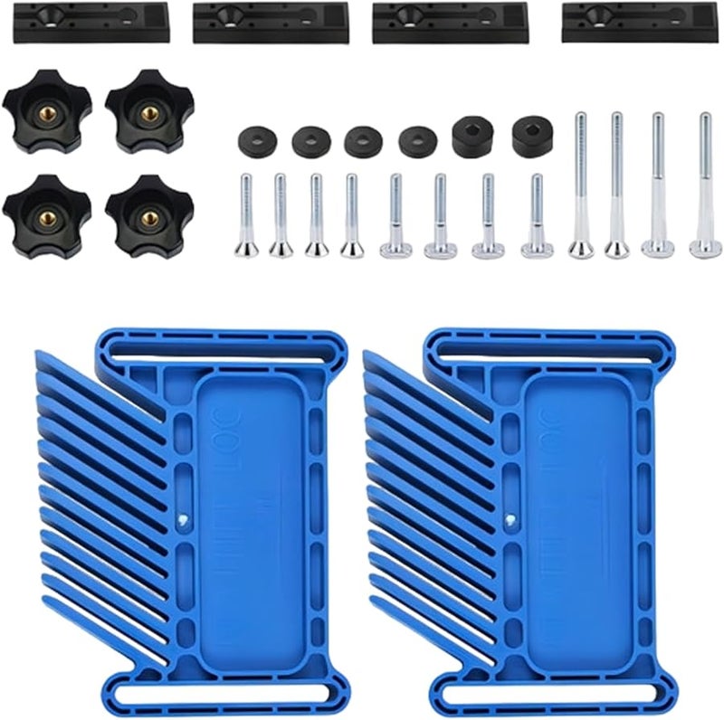 جهاز النجارة الأزرق القابل للتعديل بلوحة الريش لملحقات منشار الطاولة الثابتة - Image 5