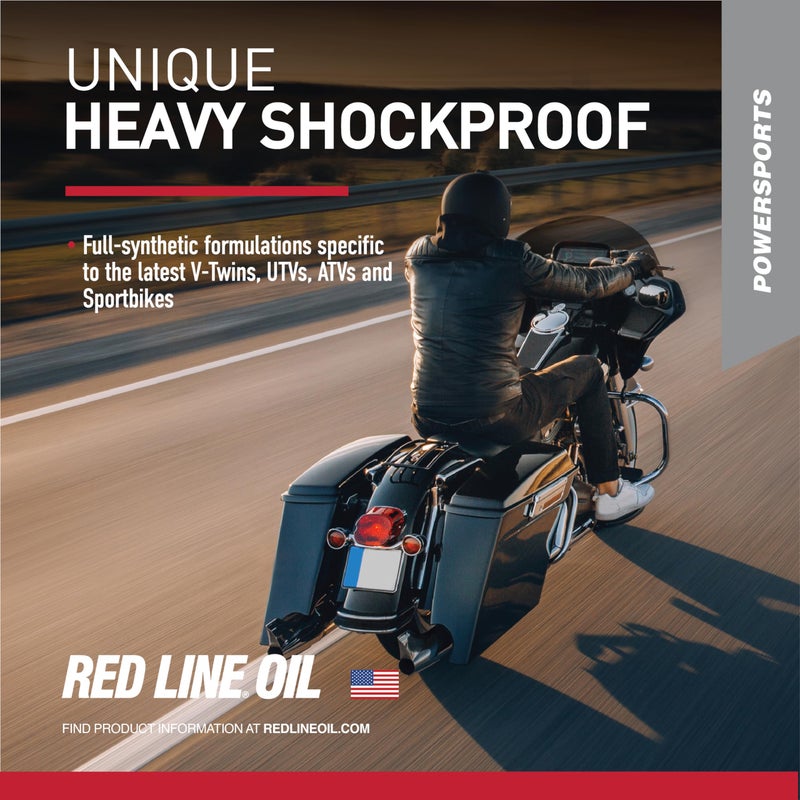 Red Line 42804 Full Synthetic Gear Oil, V-Twin Transmission Oil with Shockproof - 1 Quart - Image 5