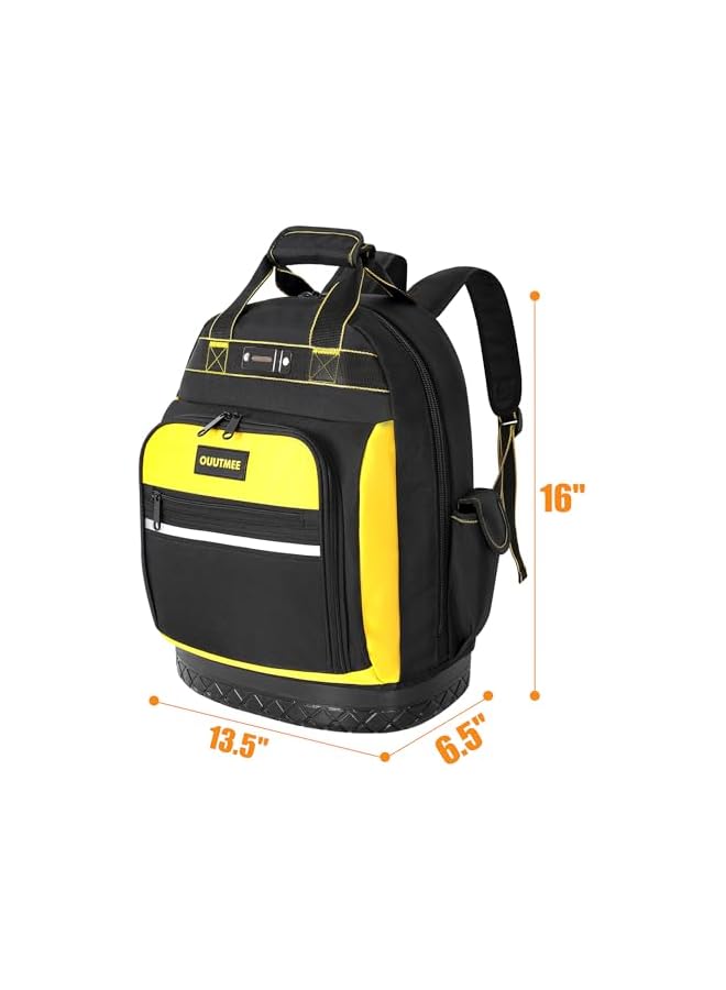PROMASS promass Tool Backpack,Heavy Duty Backpack, Waterproof Multifunctional Tool, Durable Tool Storage， Large Storage Bag for Industrial Construction, Hand Tool Carry Bag  - Image 2