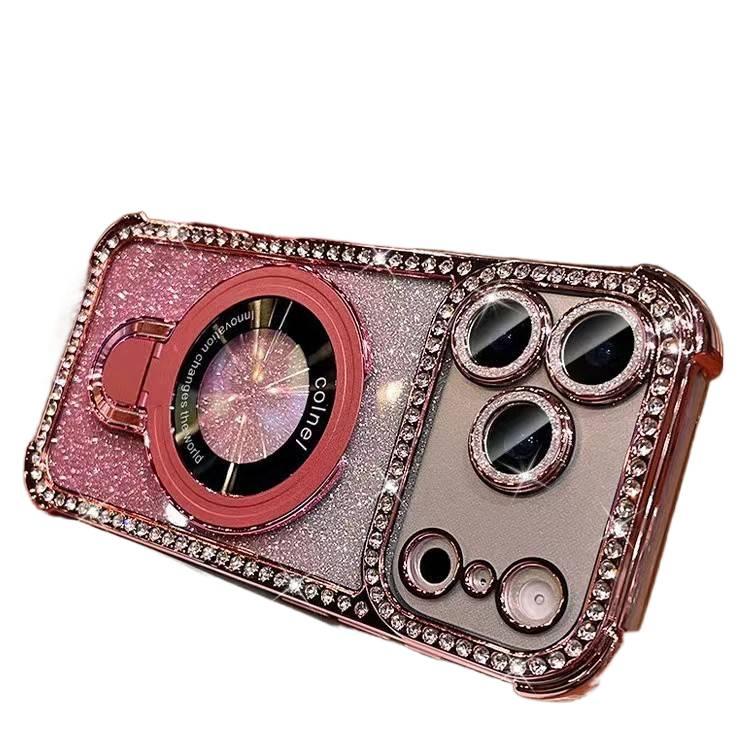 TPU MagSafe Case for iPhone 13 with Drop Protection and Kickstand plus Shockproof plus Strong Magnetic plus Scratch Resistant in Black - ModaStar - Image 3