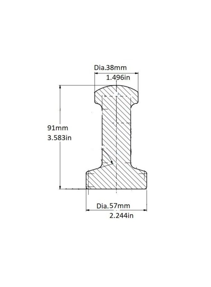 Rattleware Premium Aluminum Espresso Tamper (57 mm) - Ideal for Baristas & Coffee Lovers - Sleek Material & Design - Ultimate Tamping Precision & Consistency - Image 3
