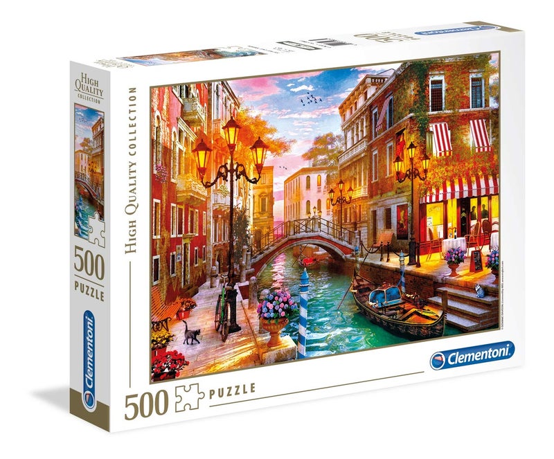 Clementoni - 35063 - Collection Puzzle for Children and Adults-Sunse Over Venice-500 Pieces - Image 3