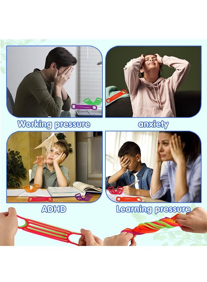 12 قطعة من ألعاب التململ المطاطية ، ألعاب التململ المطاطية ، ألعاب حسية ، تخفيف التوتر ، تخفيف القلق ، ألعاب مهدئة للأطفال المصابين بالتوحد ، الأولاد البالغين ، جائزة الفصل الدراسي صندوق الكنز ، حفلة عيد ميلاد ، هدايا - Image 4