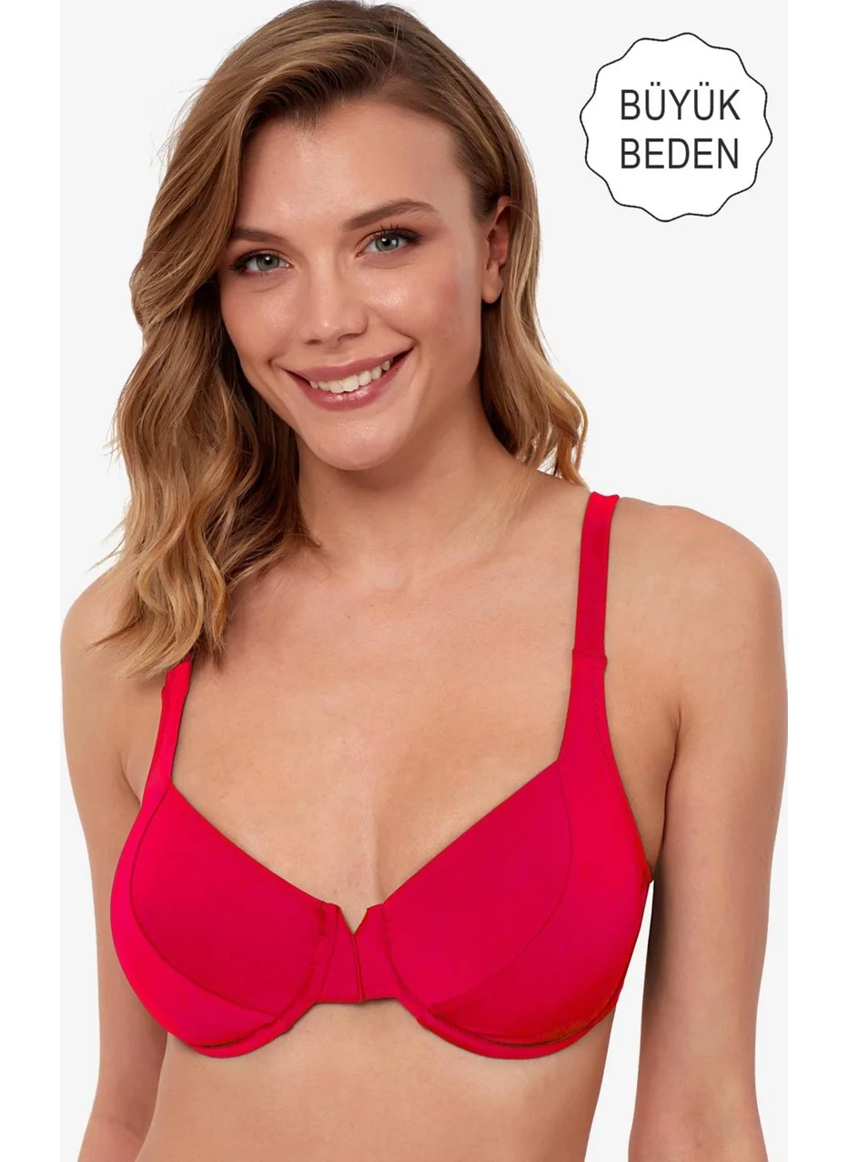 Ayyıldız 63535 Red Minimizer Bikini Top