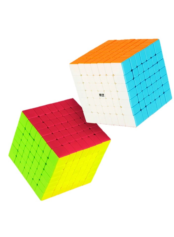QiYi QIYI QIXING S2 7x7 STICKERLESS NON-MAGNETIC SPEEDCUBE  - Image 2