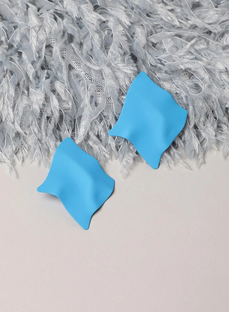 SOHI Ripple Hues Artificial Stud Earring Jewellery