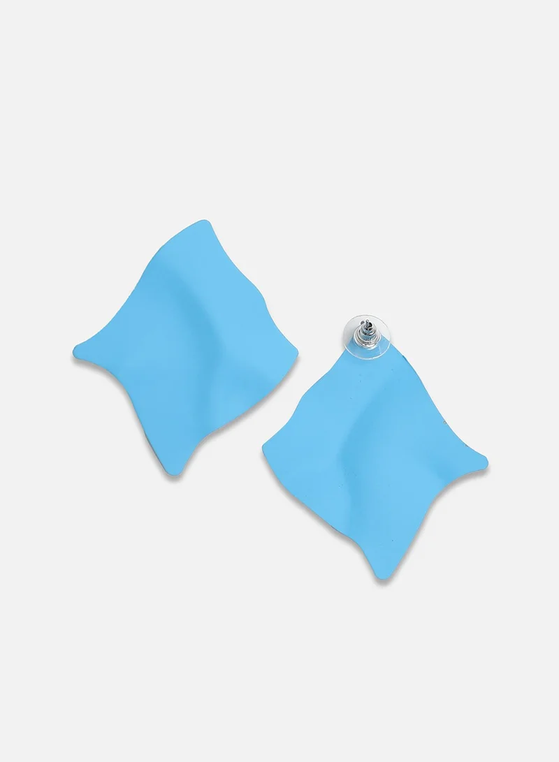 SOHI Ripple Hues Artificial Stud Earring Jewellery