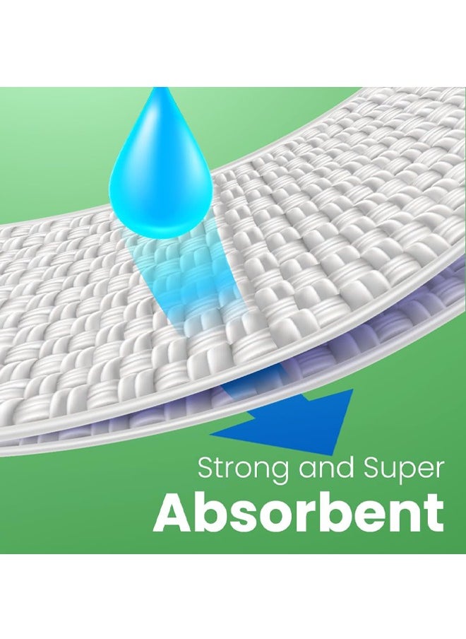 NICE Touch - 2Ply Paper Towel Kitchen Roll Tissue 4650 Sheets, Maxi Roll Contains 6 Packs of 650g Diamond Embossed Sheets Higher Absorbency & Ultra Soft Tissue 4650 sheets - Image 1