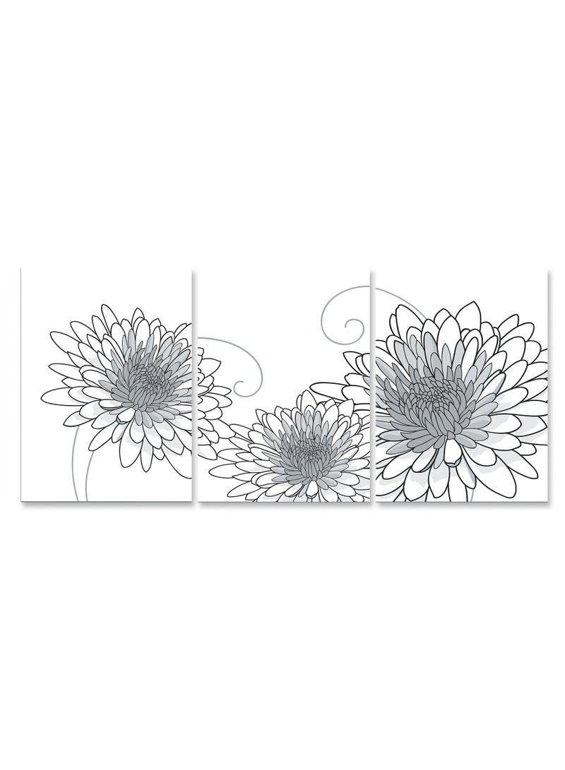 Marktna Decorative Wall Art Painting with a nature design, 3 pieces, size 120x60 cm - Image 1