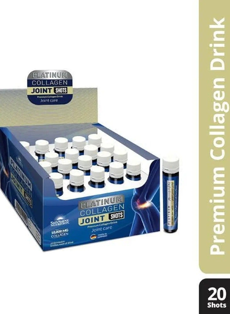SUNSHINE NUTRITION Platinum Collagen Joint Shots Cherry Flavor Joint Care 10000 Mg Collagen 20 Shots 500Ml - Image 3