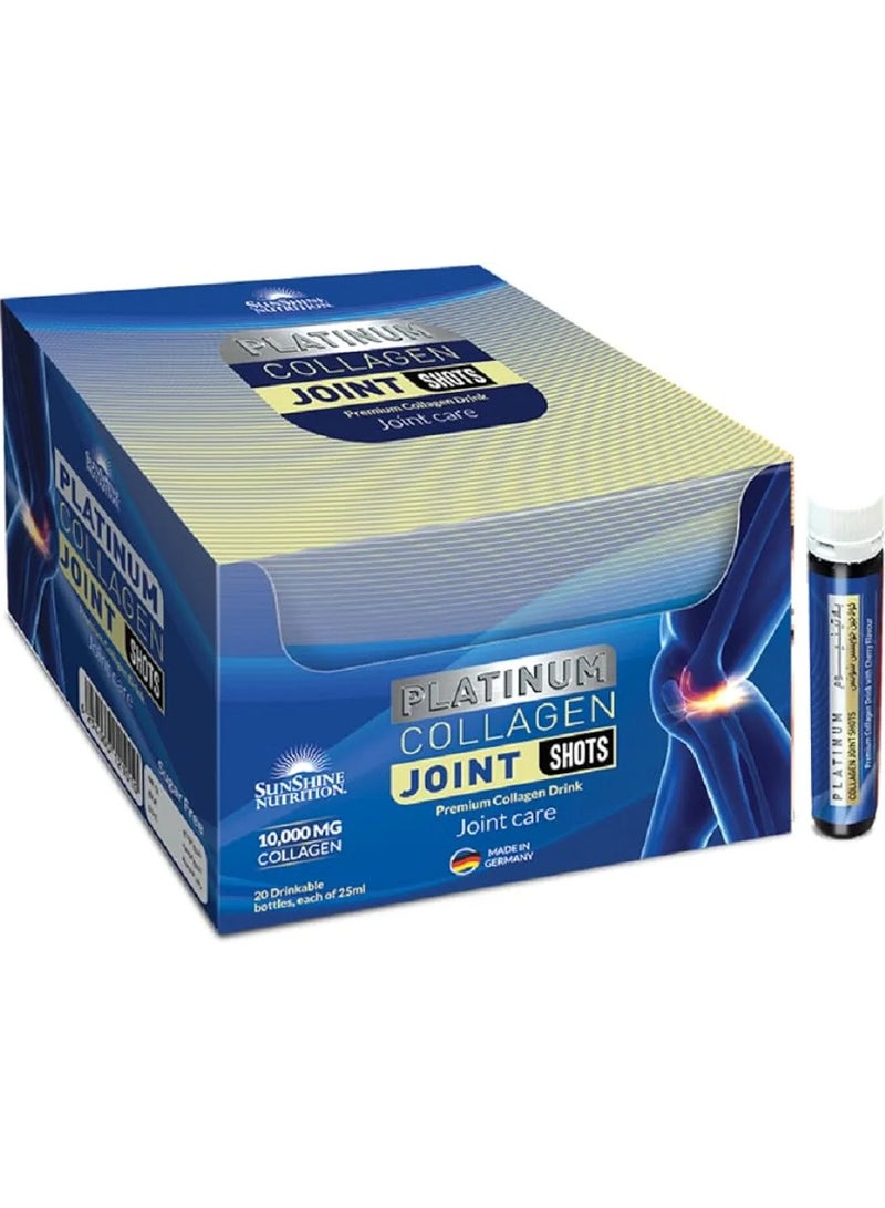 SUNSHINE NUTRITION Platinum Collagen Joint Shots Cherry Flavor Joint Care 10000 Mg Collagen 20 Shots 500Ml - Image 5
