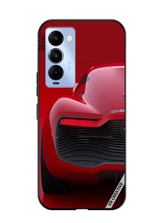 VR CREATIVE Protective Case Cover For Tecno Camon 18/18 P Car Design Multicolour - Image 1