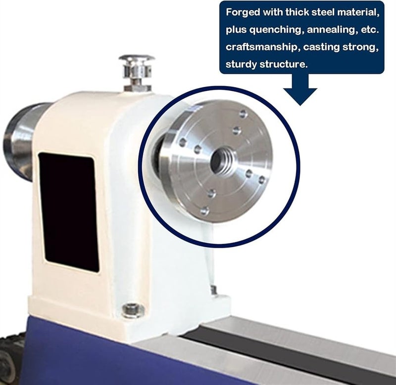 Wood Lathe Chuck Flange 150mm M18x2 5 Threaded Steel For Wood Turning Tools - Image 5