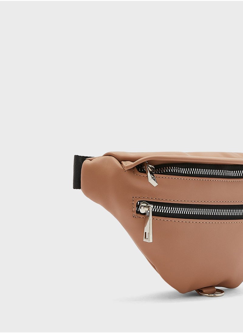 LABEL RAIL - Faux Leather Waistpack Light - Image 1