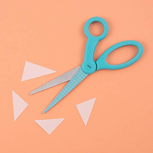 Yoobi | Scissors | Adult with Grid Blade | Mint - Image 2