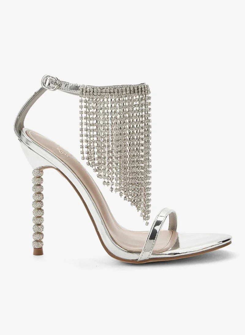 Celeste Women Embellished Ankle Strap Sandals