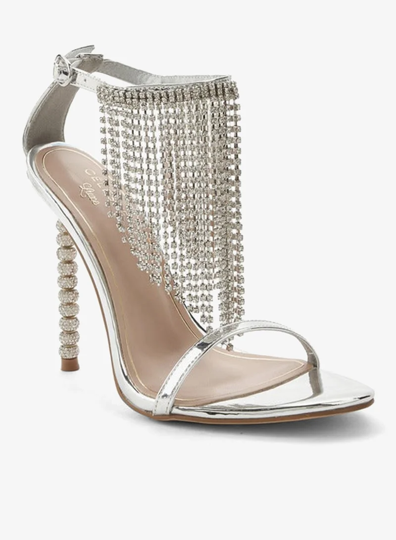 Celeste Women Embellished Ankle Strap Sandals