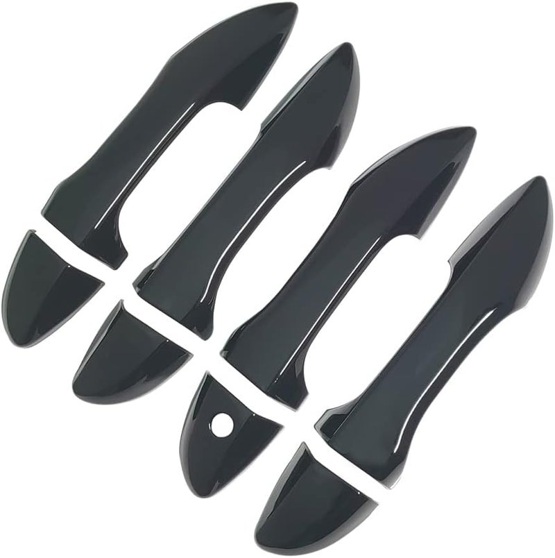 AOKIO Glossy Black Exterior Door Handle Cover Trim for Toyota Corolla Accessories 2014 2015 2016 2017 2018 Without Smart Keyhole Natural material - Image 2