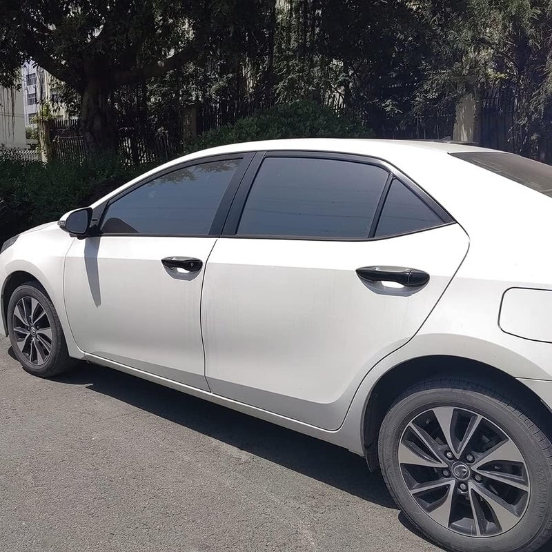 AOKIO Glossy Black Exterior Door Handle Cover Trim for Toyota Corolla Accessories 2014 2015 2016 2017 2018 Without Smart Keyhole Natural material - Image 4