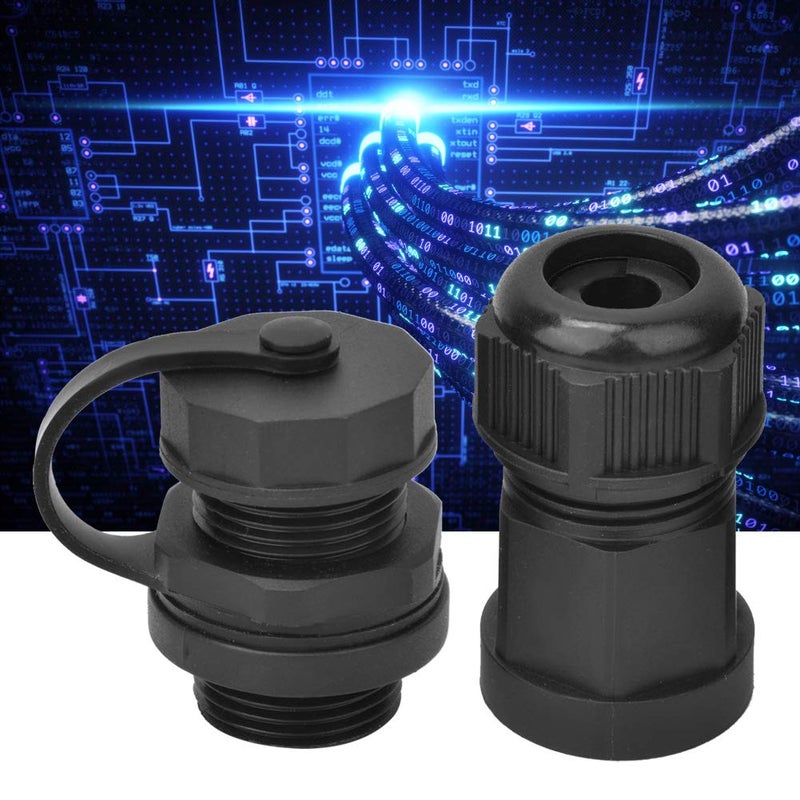 IP67 مقاوم للماء RJ45 موصل أنثى CAT5 CAT6 مقبس كابل الشبكة النواة 1 القشرة - Image 4