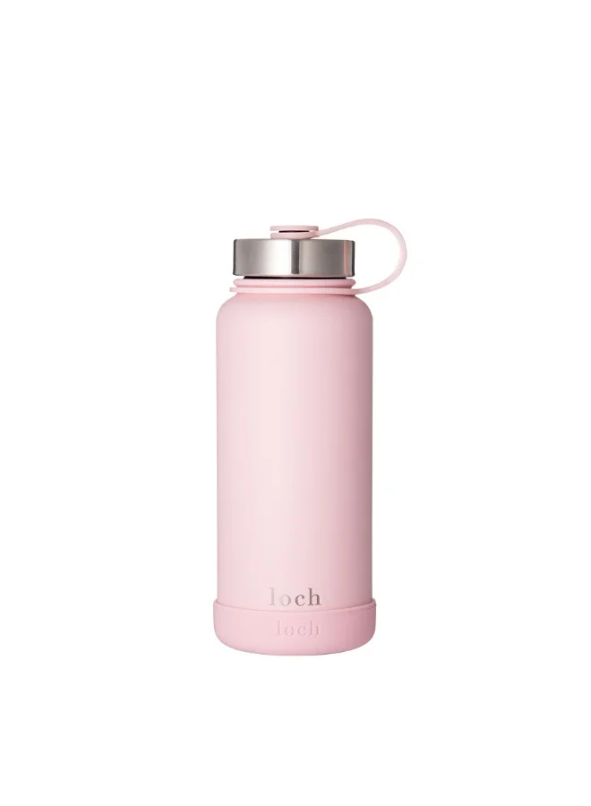 LOCH Loch 900ml (32 Oz) Monochrome Stainless Steel Bottle Baby Pink