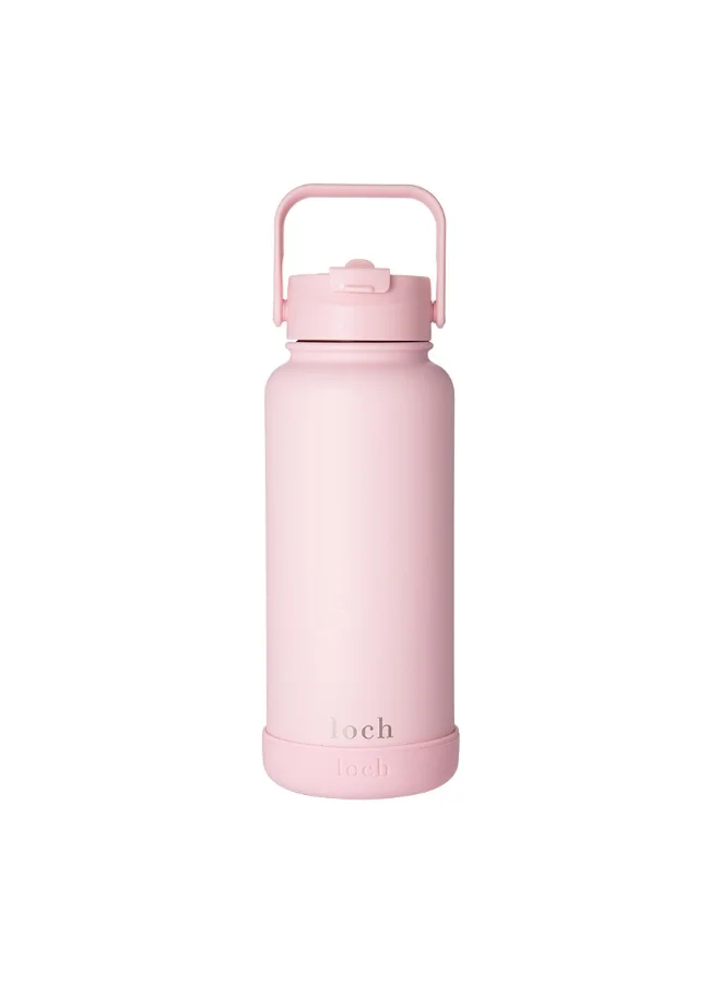 LOCH Loch 900ml (32 Oz) Monochrome Stainless Steel Bottle Baby Pink